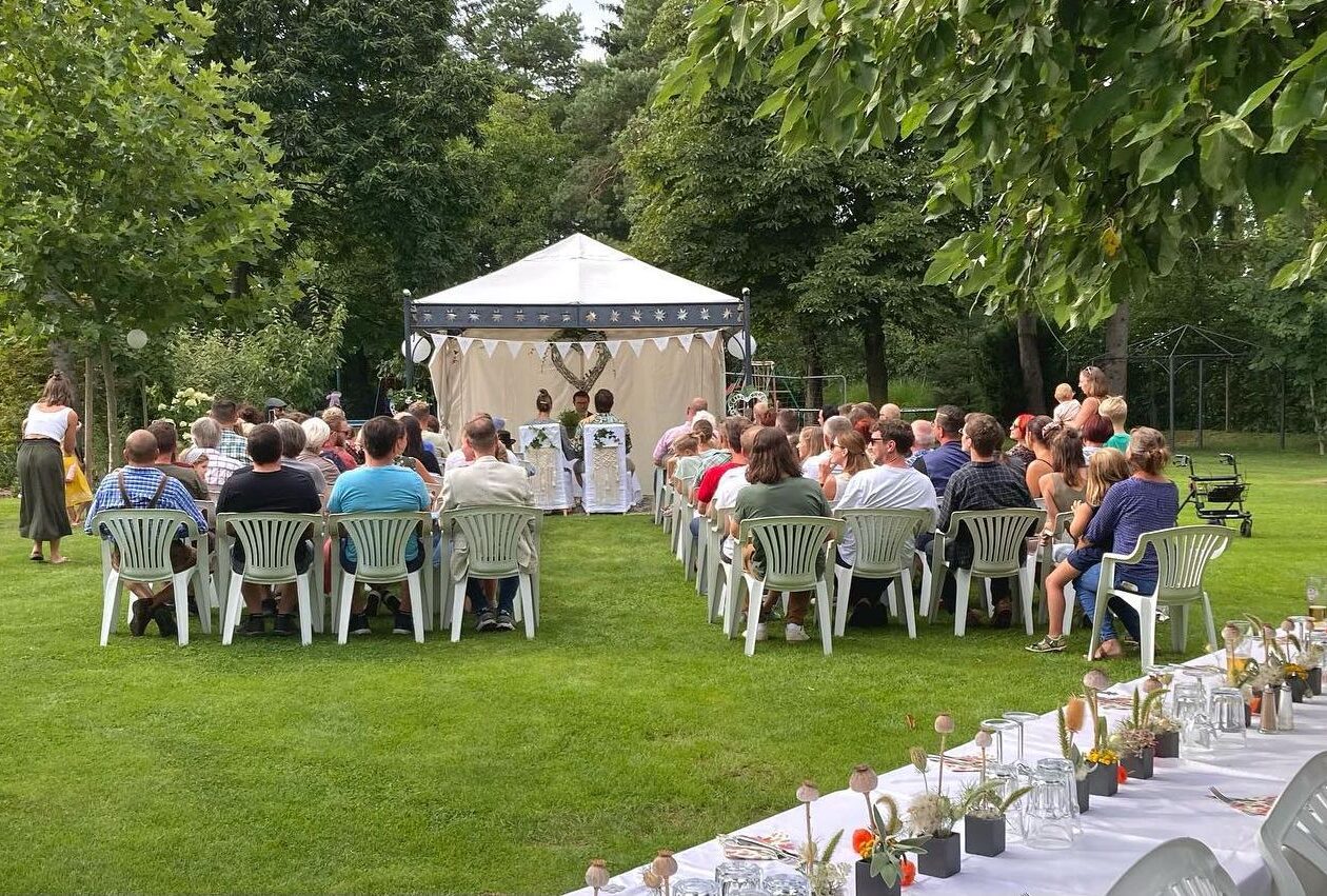 Hochzeit im Garten Lentsch